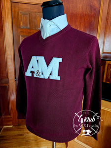 A&M Vneck Sweater