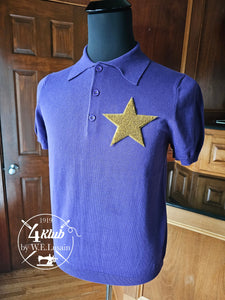 Omega Star Purple Polo