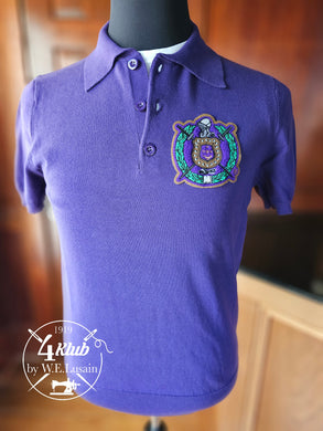 Omega Shield Purple Polo