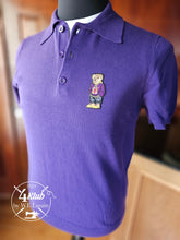 Load image into Gallery viewer, Omega Bear Purple Polo