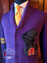Load image into Gallery viewer, Omega Cardigan Front Emblem Only