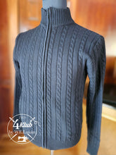 Load image into Gallery viewer, Cable Knit Full Zip (5 Colors)